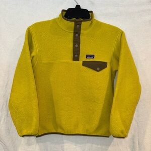 Patagonia Kids' snap-T pullover, size M (10)